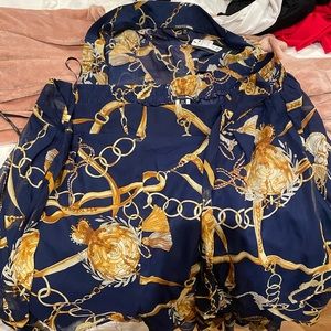 Matching shorts and kimono set